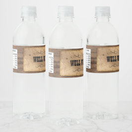 Western Cowboy Wasserflasche