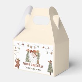 Western Cowboy Weihnachts-Party Geschenkschachtel