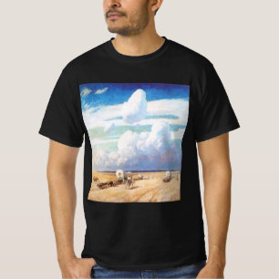 Western Cowboys der alten Schule, Planwagen von Wy T-Shirt