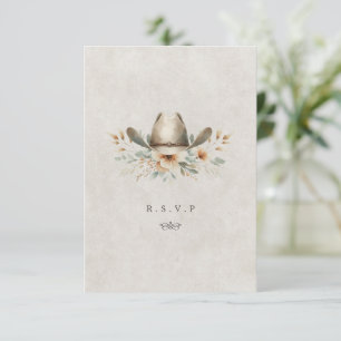 Western Cowboyspeisen UAWG RSVP Karte