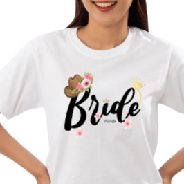 Western Cowgirl Brid Bachelorette T-Shirt