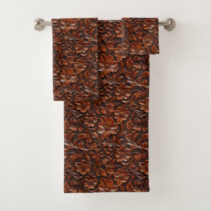 Western Cowgirl Brown Floral