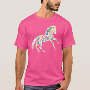 Western Cowgirl Idee für Pferde und Rodeo Lo T-Shirt