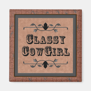 Western-Cowgirl-Magnet Magnet