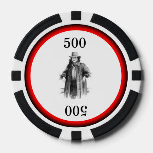 Western Cowgirl Pokerchips