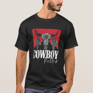 Western Cowgirl Vintag Punchy Cowboy Killers Bull T-Shirt