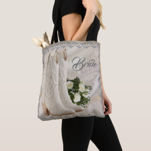 Western Cowgirl Wedding Bride Tote Bag Tasche