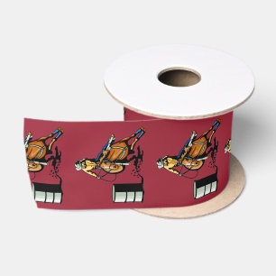 Western Craft Blumengeschenk Ribbon Barrel Racer Satinband