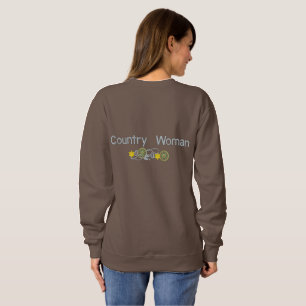 Western der Frau Besticktes Sweatshirt