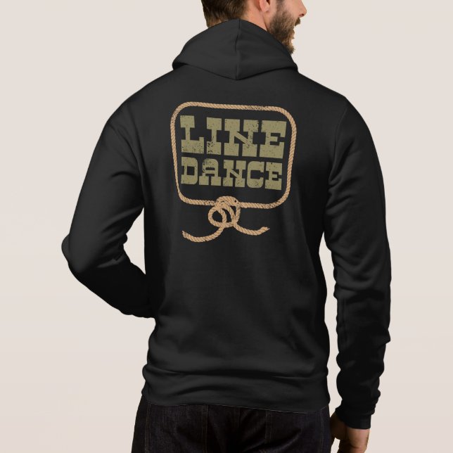 Western der Line Dance Country Dance Hoodie (Rückseite)