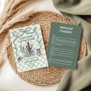 Western Desert Bachelorette Einladung