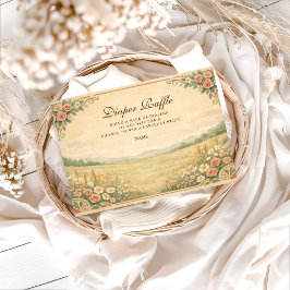 Western Desert Floral Diapper Raffle  Begleitkarte