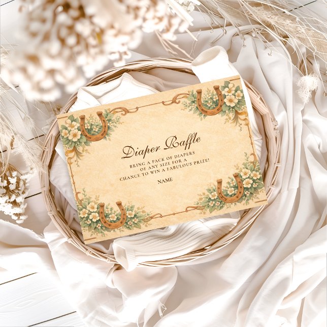 Western Desert Horseshoe Diapper Raffle  Begleitkarte (Von Creator hochgeladen)