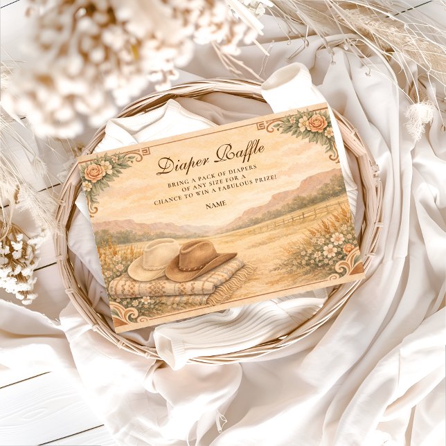 Western Desert Saddle Diapper Raffle  Begleitkarte (Von Creator hochgeladen)