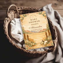 Western Desert Wildflower Baby Shower