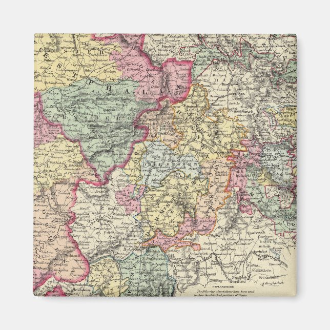 Western Deutschland 2 Magnet (Vorne)