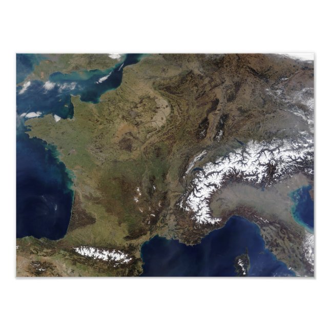 Western Europa Fotodruck (Vorne)