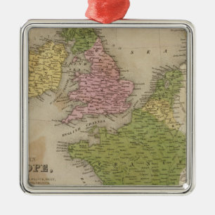 Western Europa Silbernes Ornament