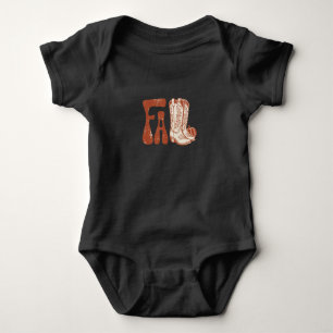 Western Fall Vibes Baby Strampler