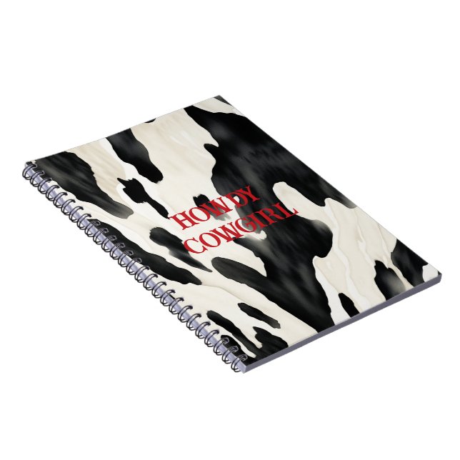 Western Farm Animal Cow Country Notizblock (Rechte Seite)