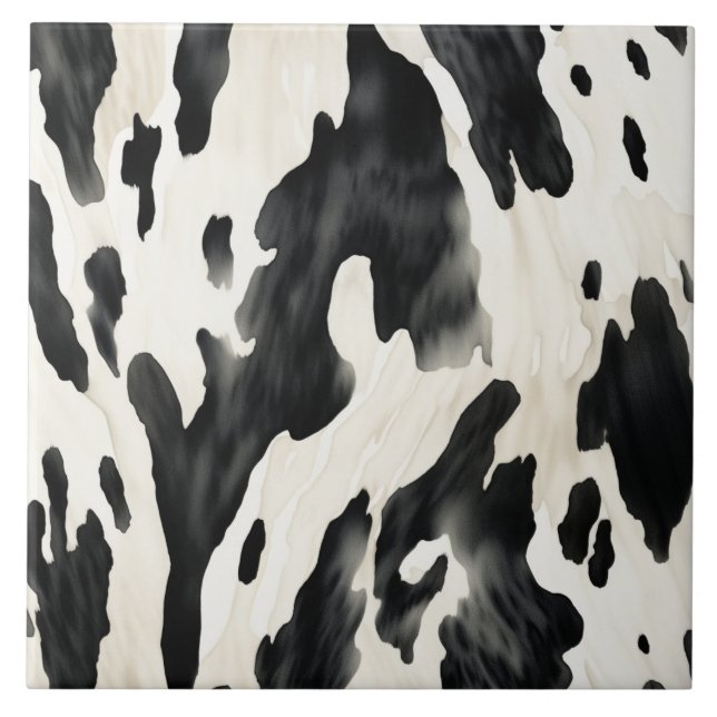 Western Farm Animal Cow Fliese (Vorderseite)