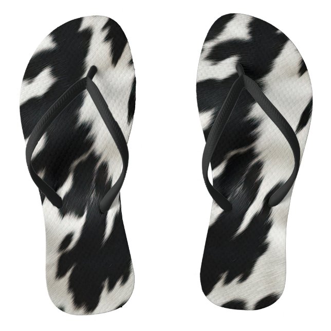 Western Farm Cowhide Flip Flops (Fußbett)