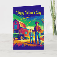 Western Farm Ranch Cowboys Custom Vatertag