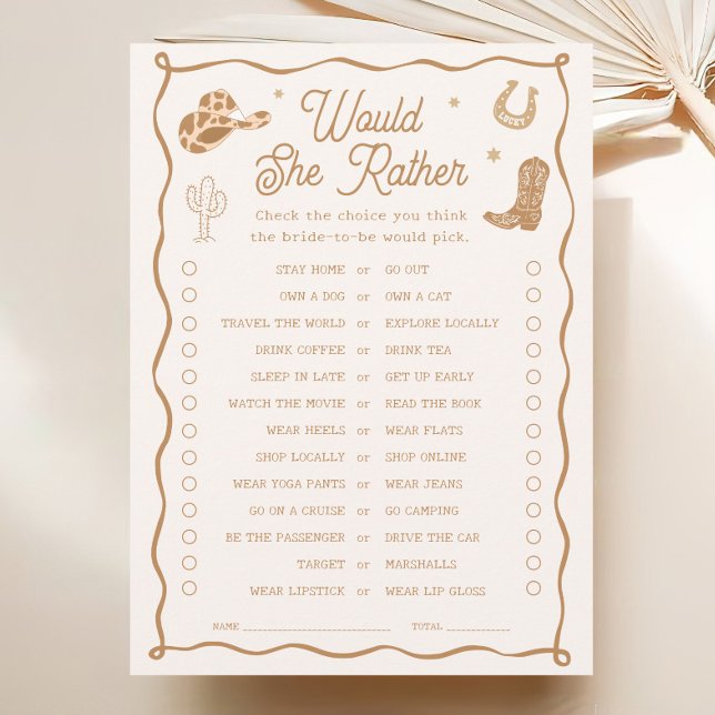 Western Fête des mariées préférerait-elle la carte (Créateur téléchargé)