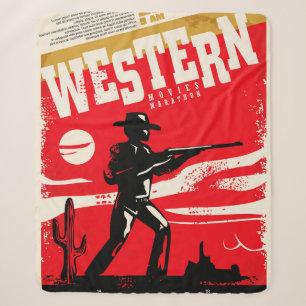 Western-Film-Marathon Retro-Poster-Design-Layout Sherpadecke