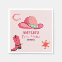Western First Rodeo Wild West Cowgirl 1. Geburtsta