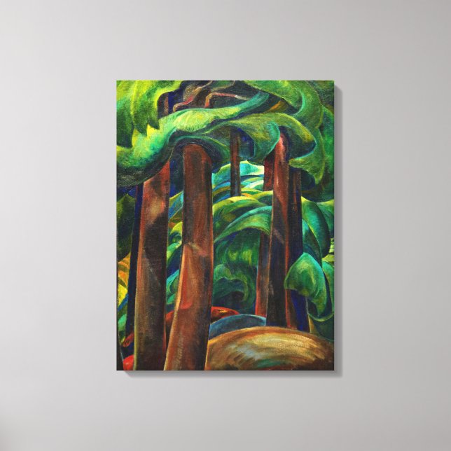 Western Forest, 1931 von Emily Carr Leinwanddruck (Vorderseite)