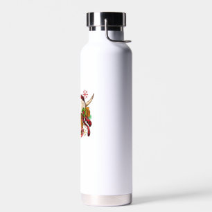 Western Frohe Weihnachten Hochland Kuh Xmas Farm A Trinkflasche