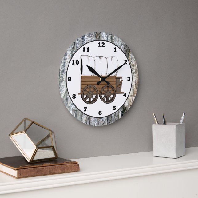 Western für die Wagenhalle Große Wanduhr (Büro)