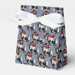 Western Gastgeschenk Box Rodeo Mutton Buchen Geschenkschachtel