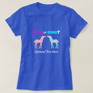 Western-Gender-T - Shirt für Fill- oder Colt-Stile
