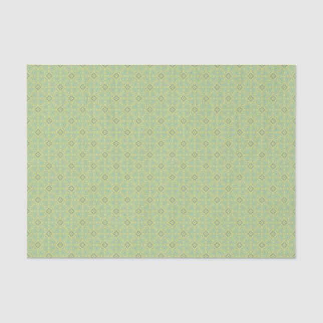Western geometrischer Klassiker Seidenpapier (Vorderseite)