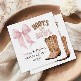 Western-Geschlechtsverkehr bei Booten oder Bows Serviette