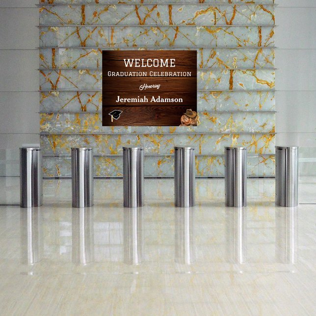 Western Hat und Lasso Grad Party Willkommen Poster (Von Creator hochgeladen)