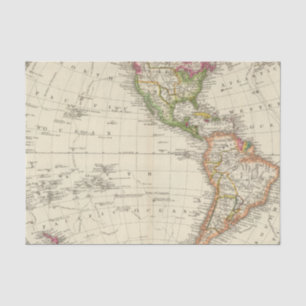 Western-Hemisphäre 13 Seidenpapier