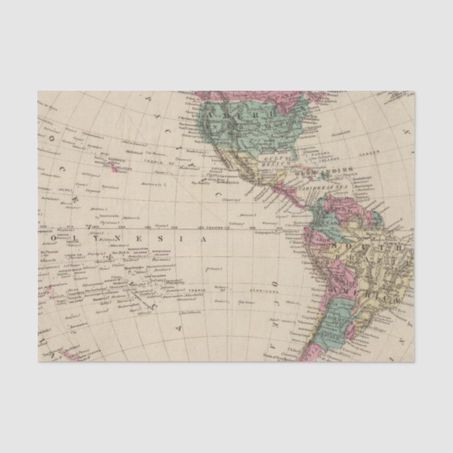 Western-Hemisphäre 2 Seidenpapier (Vorderseite)