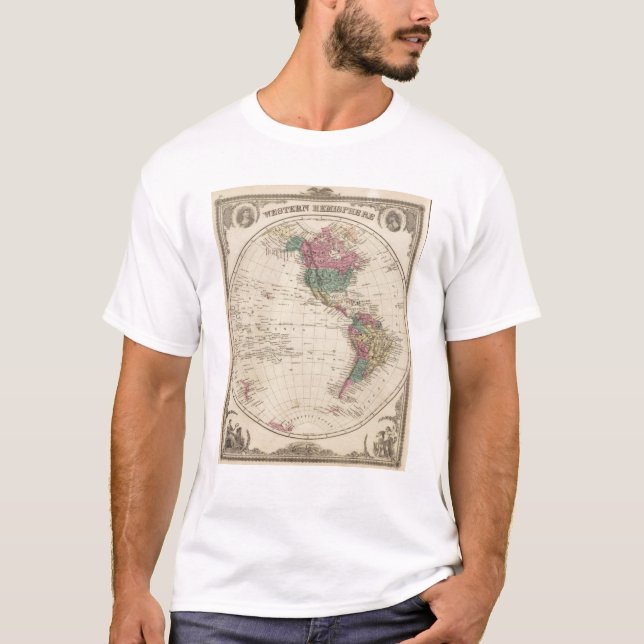 Western-Hemisphäre 2 T-Shirt (Vorderseite)