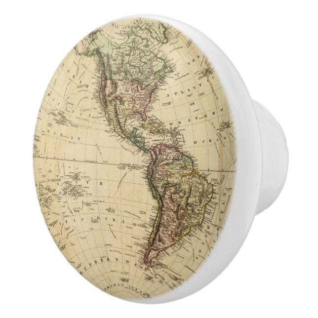 Western-Hemisphäre 8 Keramikknauf (Rechts)