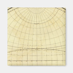 Western Hemisphäre Kontur Magnet