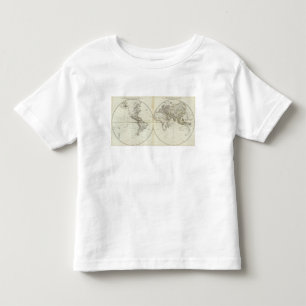 Western-Hemisphäre oder neue Welt Kleinkind T-shirt