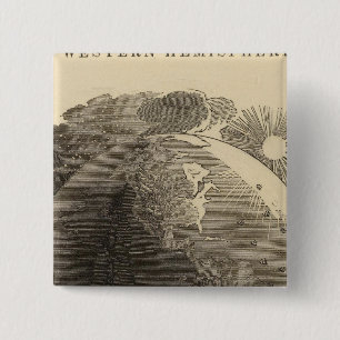 Western Hemisphere Karte von Goodrich Button