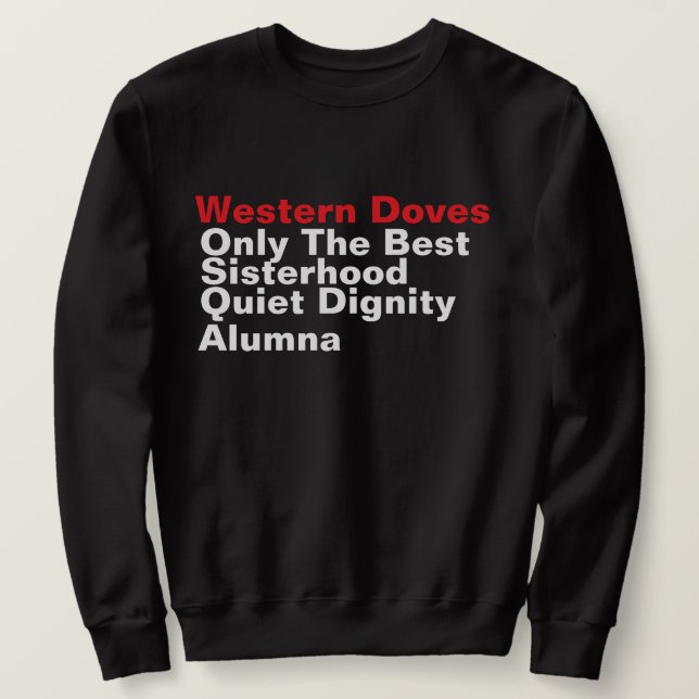 Western High School Baltimore Sweatshirt (Design vorne)