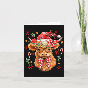 Western Highland Kuh Liebhaber Kokette Schleife Fr Karte