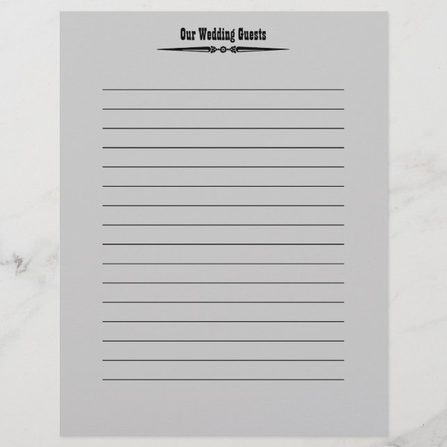 Western Hochzeit | Gästebuchseiten (Vorderseite)