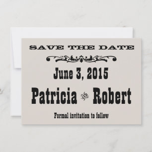 Western Hochzeit   Save The Date