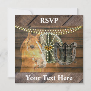 Western Horse Wagon Wheel Cowboy Boots